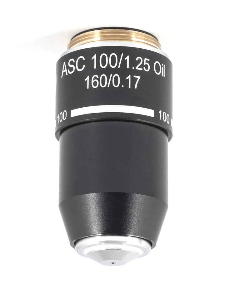 B SERIES - SUPER CONTRAST ACHROMATIC OBJECTIVE ASC 100X/1.25/S-OIL (WD=0.14MM)